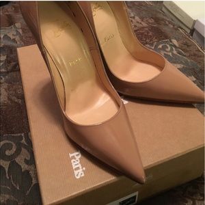 Nude Christian Louboutin “So Kate” Authentic